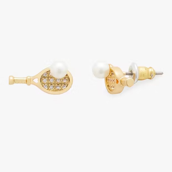 kate spade Jewelry - Kate Spade Queen Of The Court Tennis Stud Earrings